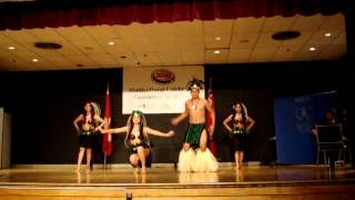 Hawaiian / Tahitian dancers from Hula San Village Dance Troupe 24 June 2012