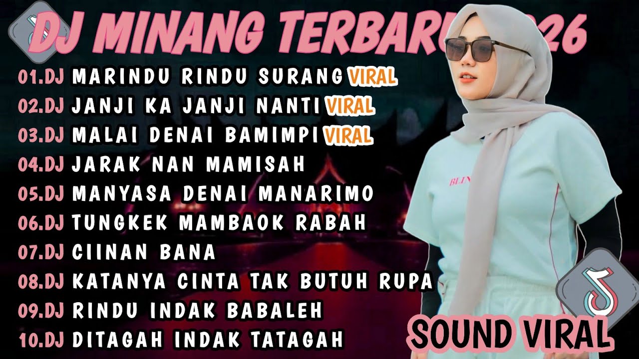 DJ MINANG TERBARU 2025 FULL BASS | VIRAL TIKTOK🎵DJ MARINDU RINDU SURANG DJ JANJI KA JANJI NANTI🎵