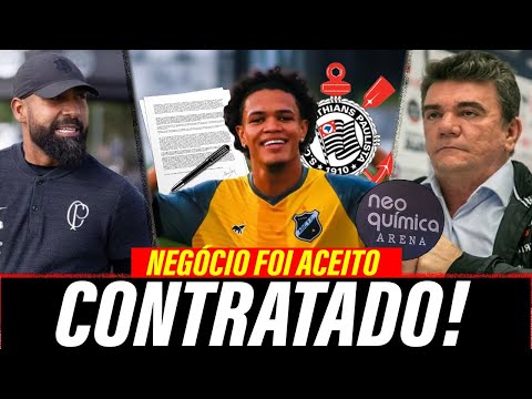 BEM VINDO! TIMÃO ANUNCIA "CONTRATAÇÃO" DISPUTADA | NEO QUIMICA GANHA NOVIDADE | NOVO ACORDO