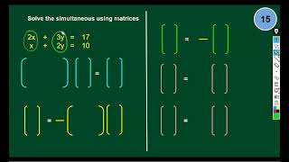 CSEC Math Matrices   Part 3