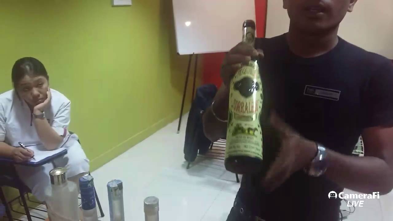 Sridhar 's demo on how to upsell alcoholic beverages in a night club.Sridhar works for Pasha.