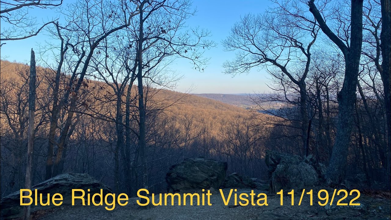 Blue Ridge Summit Overlook - Catoctin Mountain Park - YouTube