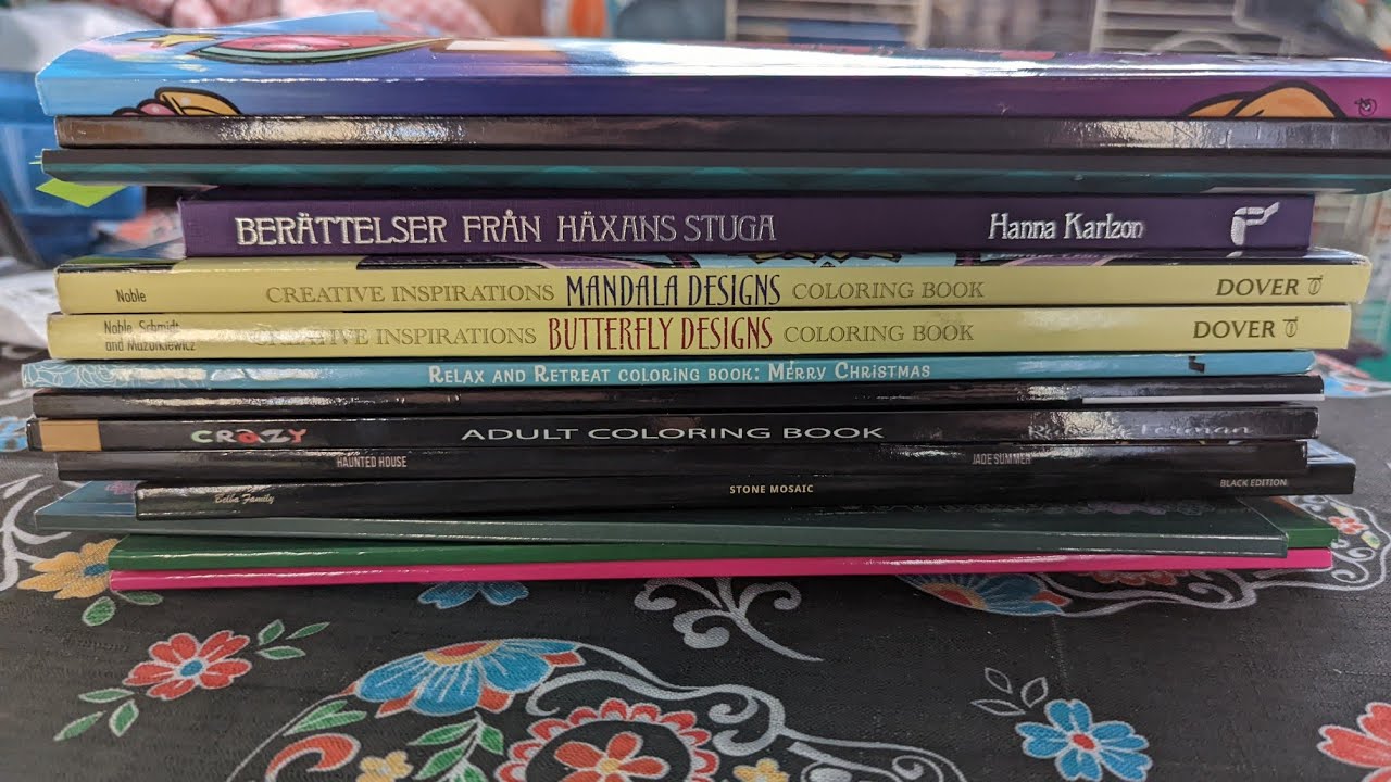 February Coloring Books Haul And Happy Mail