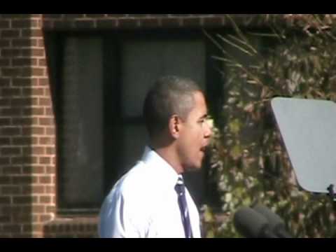 President Obama at Bowie State University 10/07/10.