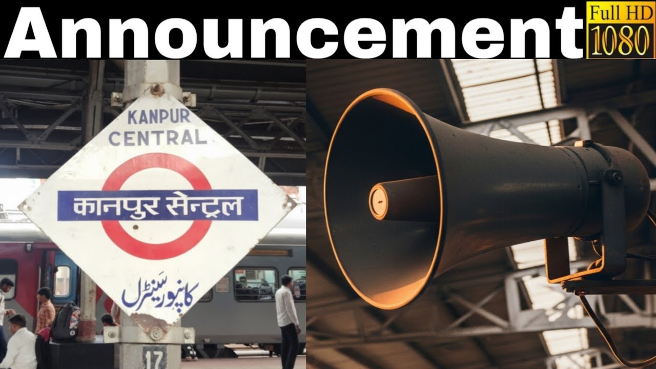 Kanpur Central Station Announcements | Back-to-Back Train Arrivals, Departures & Delays : Part 4