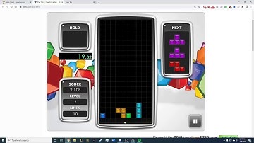 Tetris (Web) Speedrun 10 Lines Mouse 18.84 Seconds [PB]
