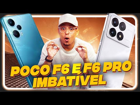 CHEGOU no Brasil! Poco F6 e F6 PRO. Corre, abalou o mercado de smartphones!