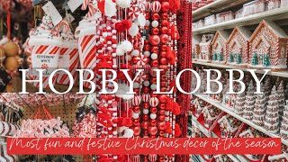 CAN’T WAIT TO START DECORATING FOR CHRISTMAS!  HOBBY LOBBY CHRISTMAS DECOR 2023 SHOP WITH ME