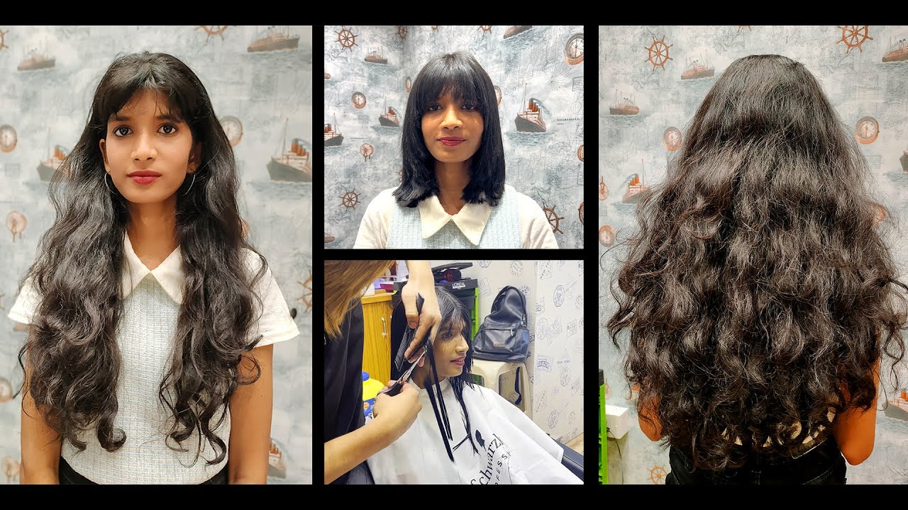 How Normal Girl Become Gorgeous After Smoothening & Short Haircut | Pineapple Salon Goregaon