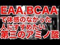 【BCAA&EAAで体感のなかった人】にススメたい第三のアミノ酸?! イミダペプチド.