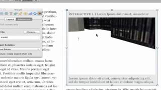 3D Model Widgets in iBooks Author