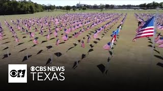 More than 1,000 flags displayed at Oak Park Point for Plano Flags of Honor event