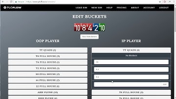 PLOFlow.io Pot-Limit Omaha GTO Solver: Custom Buckets