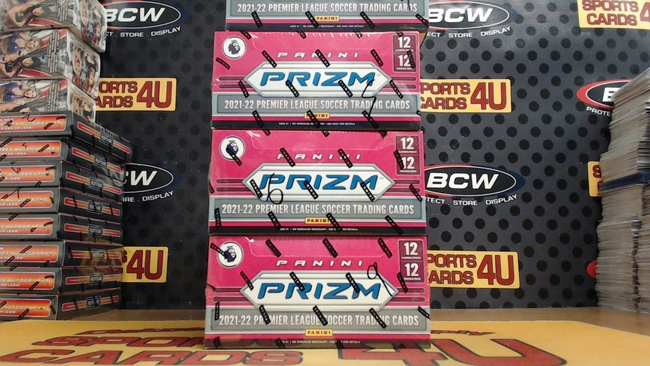 2021-22 Panini Prizm English Premier League EPL Soccer 4Box Team Break #15 (3-29-22)