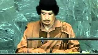 Full Gadafi throws papers in UN speech Update