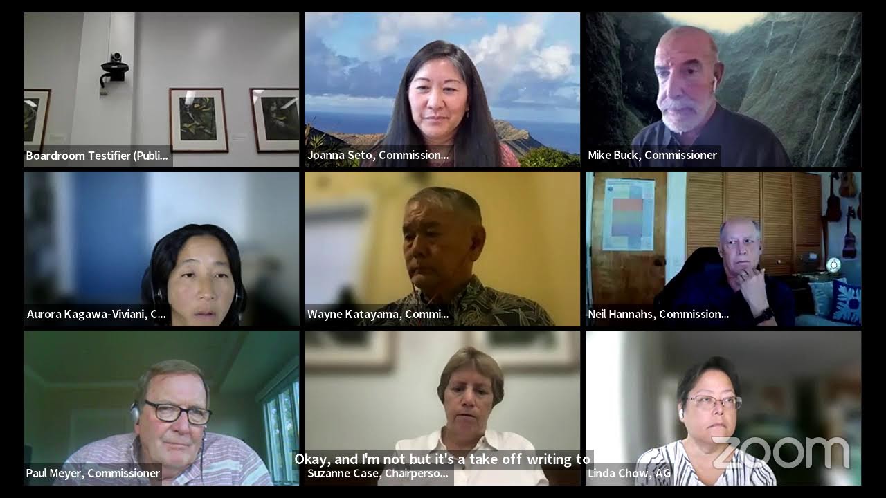 April 19, 2022 Commission on Water Resource Management Meeting