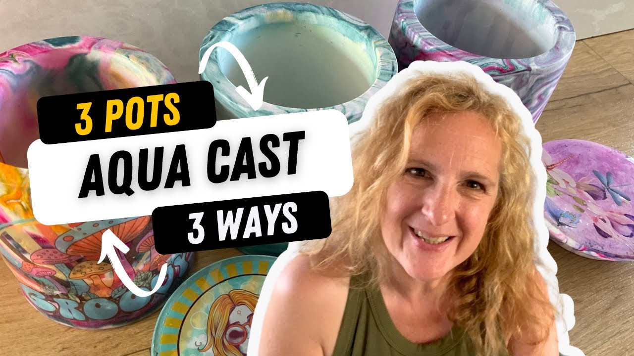 3 Pots 3 Ways! With Aqua Cast Eco Resin - Tiny Change, BIG RESULTS!