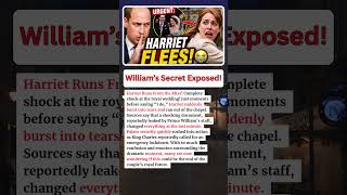 BREAKING: Harriet Flees in Tears! William’s Secret Exposed at Peter’s Royal Wedding!