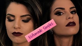 Maquiando cliente #25 - Esfumado SIMPLES por Sabrina Faria