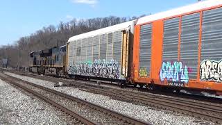 Csx Q217-26 With Horn Salute In Point of Rocks