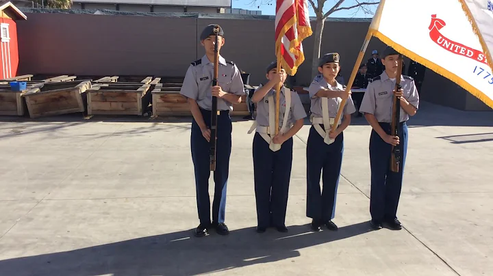 FUHS AJROTC - Color Guard @ Rookie Drill Meet