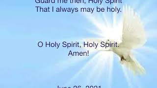 Holy Spirit Hymn - Prayer by St. Augustine, with lyrics