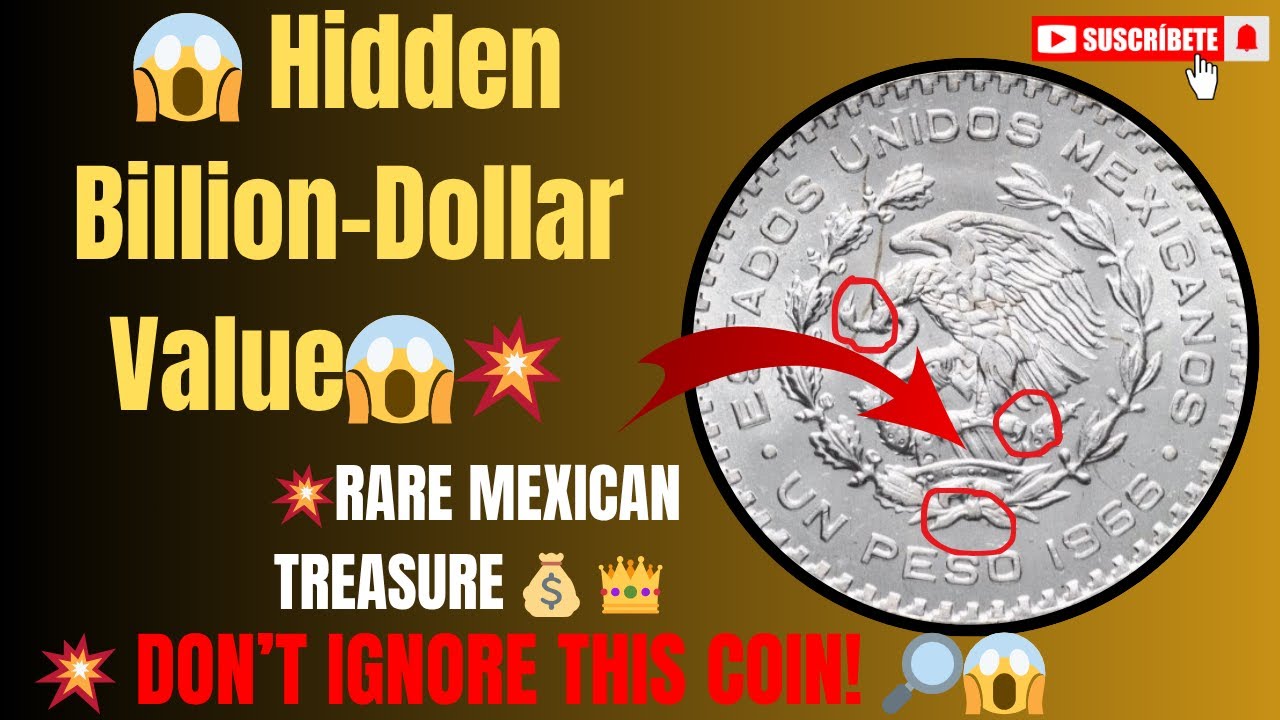 Rare Mexican 1 Peso Coin Worth More Than Bitcoin?! 😱 Hidden Billion-Dollar Value