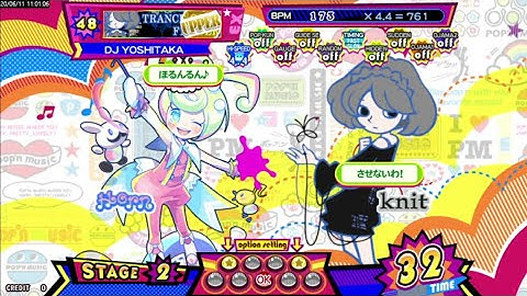 [ポップンミュージック peace] FLOWER (UPPER) (EX48) PERFECT