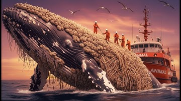 Trapped Giant Whale & Mammal from Mysterious Egg Rescued! Emotional Mission
