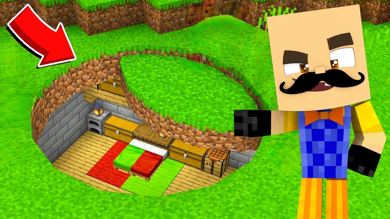 პატარა საიდუმლო ბაზა მაინქრაფთში!