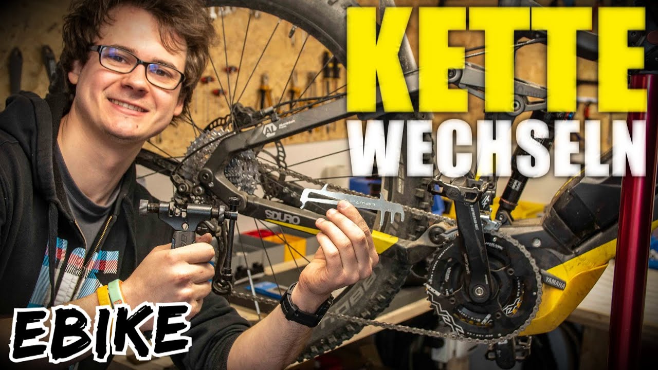 Fahrradkette tauschen/wechseln und Kettenlänge ermitteln - YouTube
