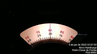 Rádio Cultura de Foz do Iguaçu, Paraná, receptor Collins 51J4, antena Loop.
