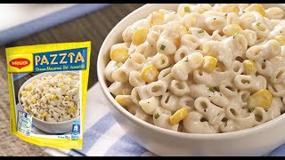 2 minute food recipe MAGGI PAZZTA CHEESE MACARONI- Instant Food Recipe