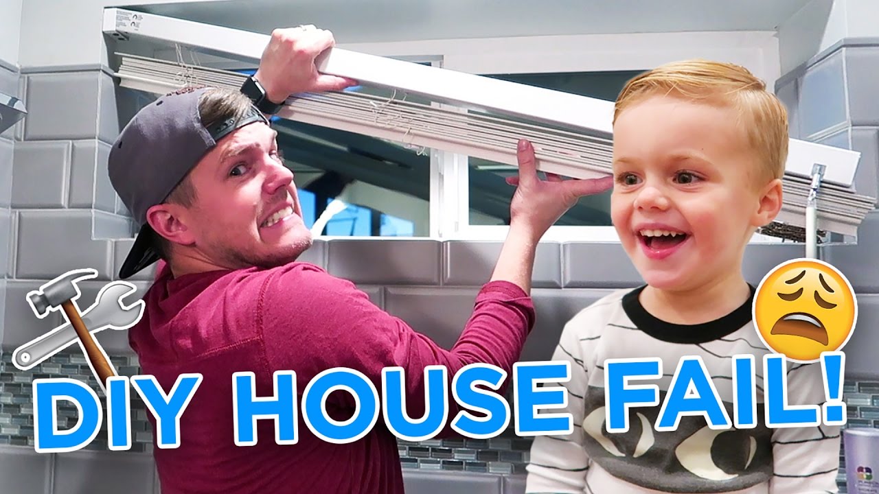 DIY HOUSE FAIL! - YouTube