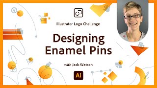 Design An Enamel Pin | Illustrator Logo Challenge Design An Enamel Pin | Illustrator Logo Challenge