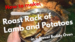 Roast Rack Of Lamb with Potatoes | Baked In My Car (Travel Buddy Oven Cooking)