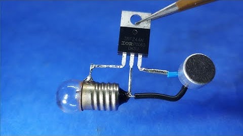 Top 2 Simple electronic circuit using irfz44n mosfet, bc547 transistor