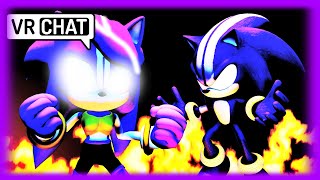 Sonica Trains with Sonic! (Featuring Darkspine Forms) - VRChat