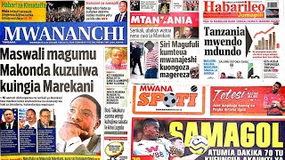 MAGAZETI YA LEO JUMAPILI TAR 2/2/2020