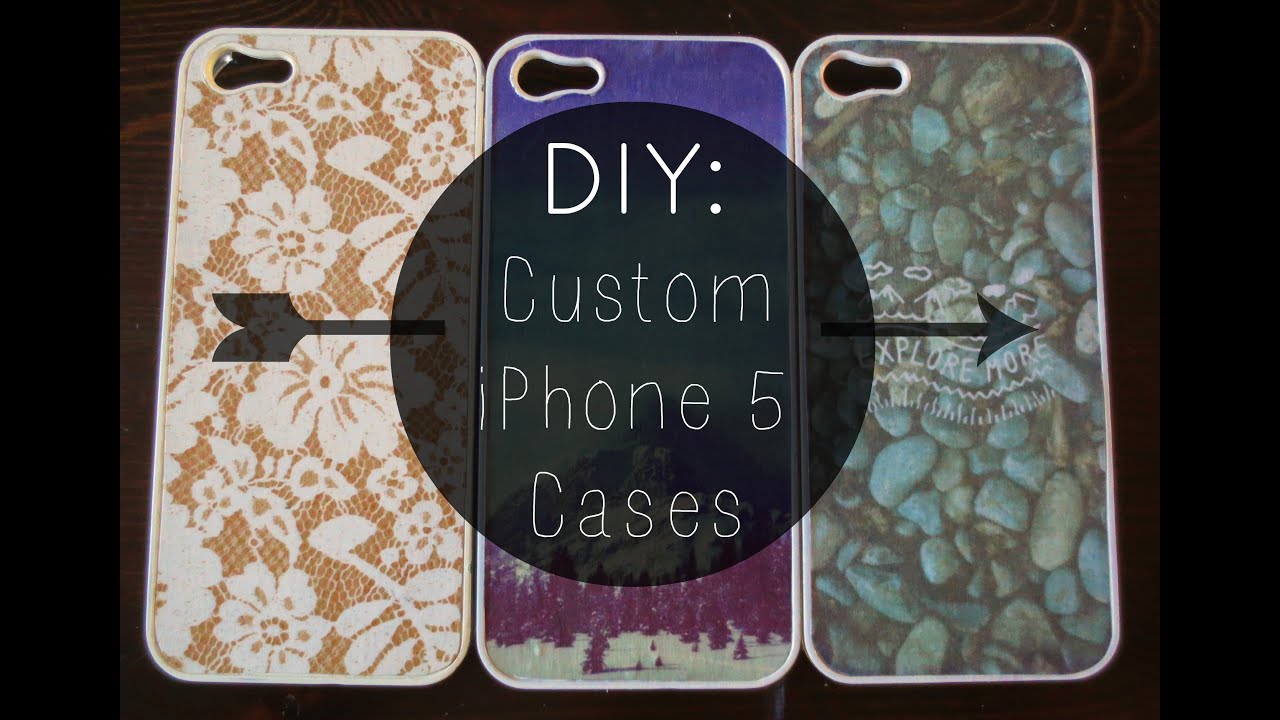Televisie kijken Geschiktheid misdrijf DIY: Custom iPhone 5 Cases ✂ ☆ - YouTube