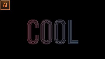 Scratch Lines Text | Adobe Illustrator Tutorial