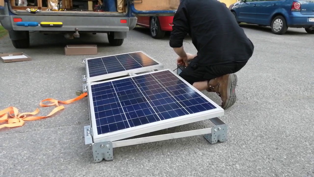 Diy Solar Panel Mount Roof / Homemade Solar Panel Tracking System