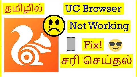 How to Fix UC Browser  Not Working Tamil | VividTech