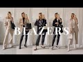 HOW TO STYLE BLAZERS FOR AUTUMN/FALL! 5 BLAZER OUTFIT IDEAS | Zara, Mango, H&M & more