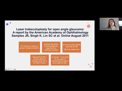 Terapias laser en glaucoma SLT y micropulso Dra. Maria Fernanda Delgado