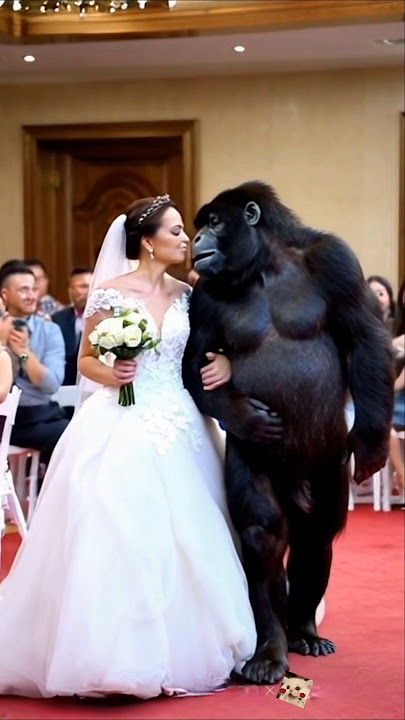 A wonderful fate 🥹 #wedding #love #gorilla