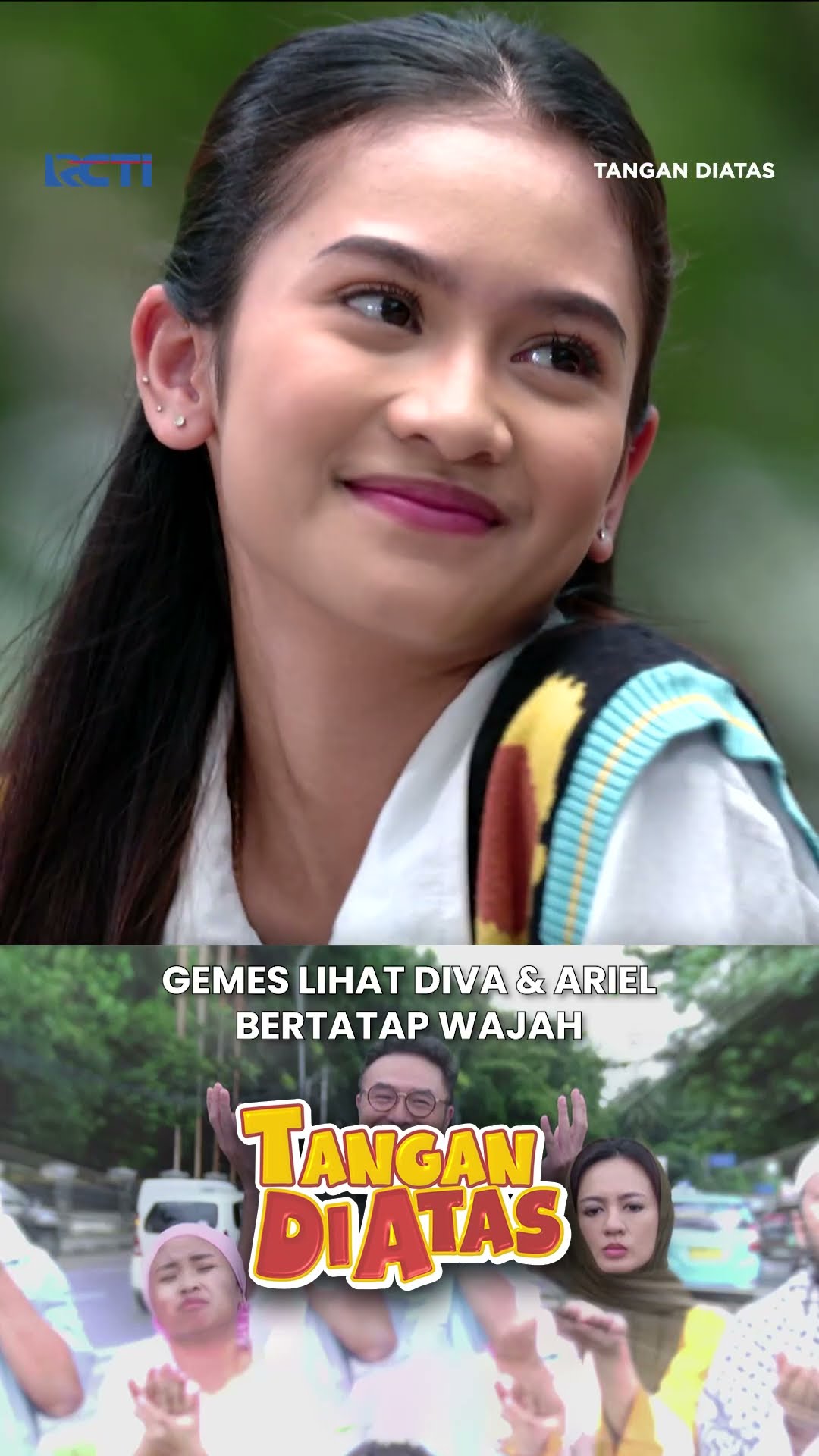 Gemes Lihat Diva \u0026 Ariel Bertatap Wajah #Tangandiatas #Rcti #shorts