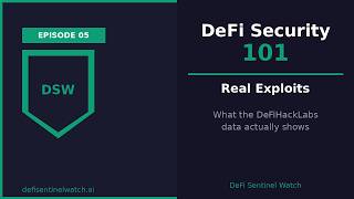 Ep 5 — Real DeFi Exploits Explained — What the Data Shows | DeFi Sentinel Watch