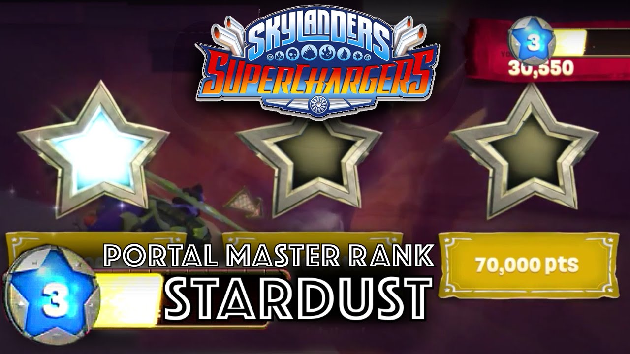Skylanders SuperChargers Stardust System = Portal Master Rank YouTube