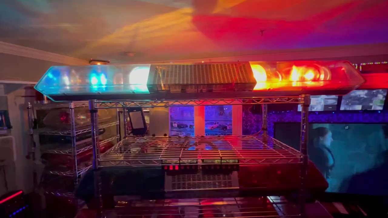 CODE-3 PSE XL 9000 LONG 55-INCH LIGHTBAR CLEAR DOMES RED, BLUE, AMBER PAR36 BULBS - 12-31-2025